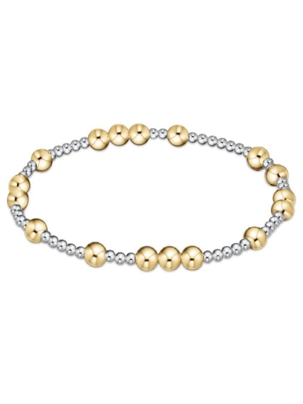 New Enewton Hope Unwritten Mix Metal Silver Gold 5mm 2.5mm Beads Bracelet